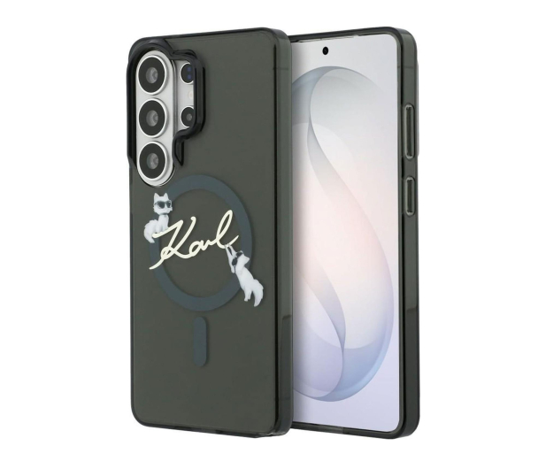 Karl Lagerfeld Etui KC Script MagSafe do Galaxy S26 Ultra czarny - 1522715 - zdjęcie